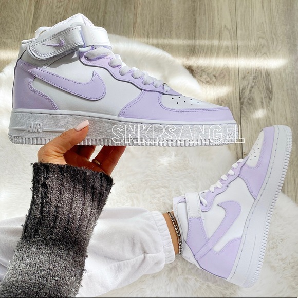 Nike custom air force 1 mid sneakers - Picture 2 of 3